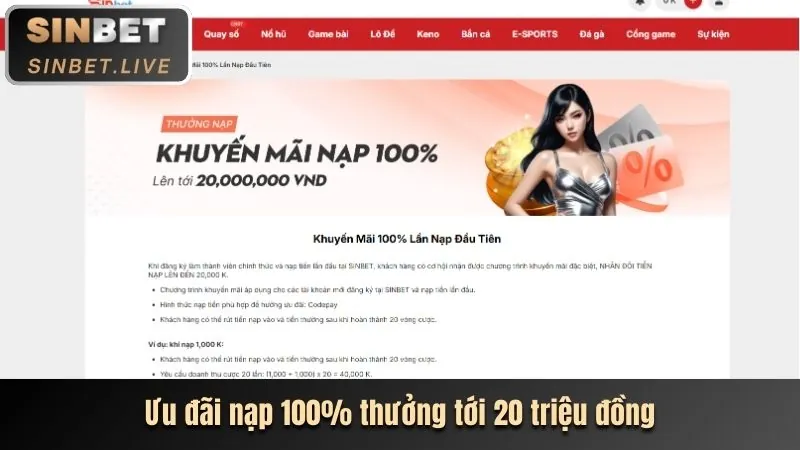 Thưởng đăng ký thành viên mới